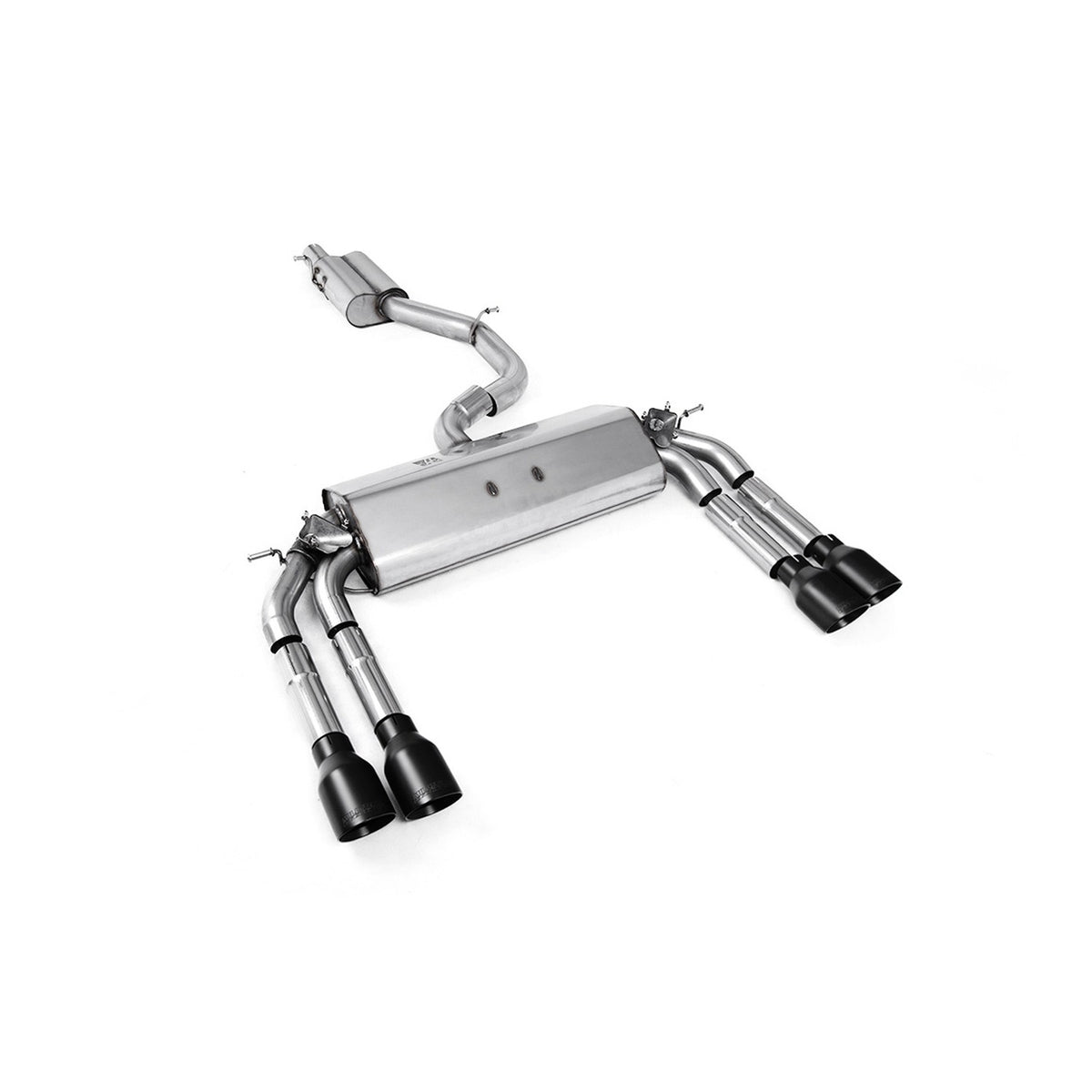 Milltek Cat Back Exhaust Audi S3 2.0 TFSI Quattro Saloon Cabrio 8V 8V.2 Non-GPF 13-18