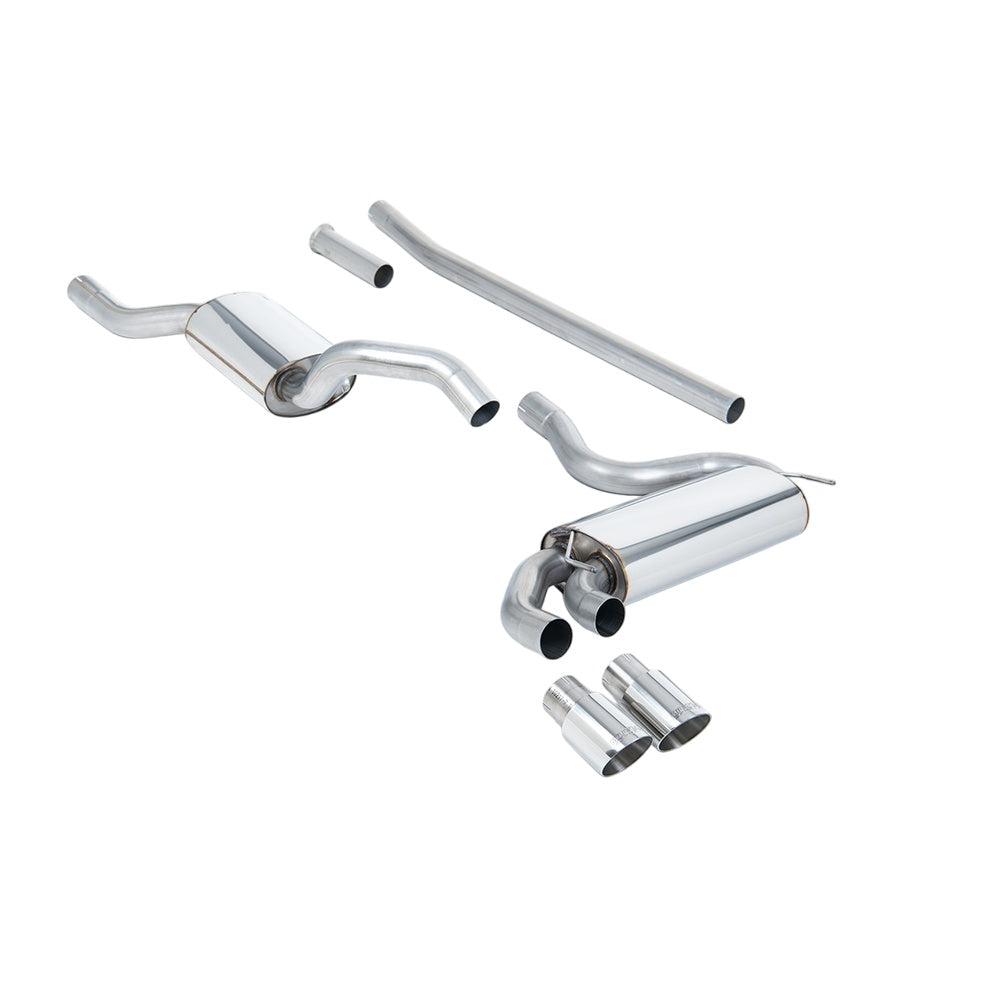 Milltek Downpipe-back Exhaust Audi Coupe UR Quattro 10v Turbo 81-89