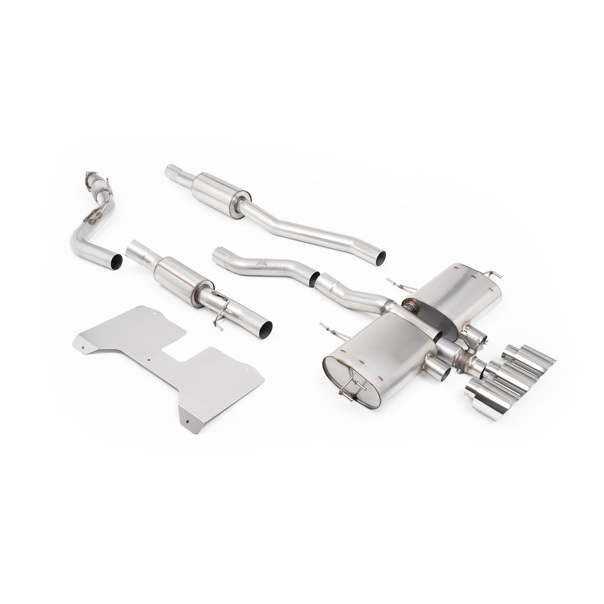 Milltek Cat Back Exhaust Honda Civic Type R FL5 2.0 i-VTEC OPF/GPF or Non-OPF/GPF 22+