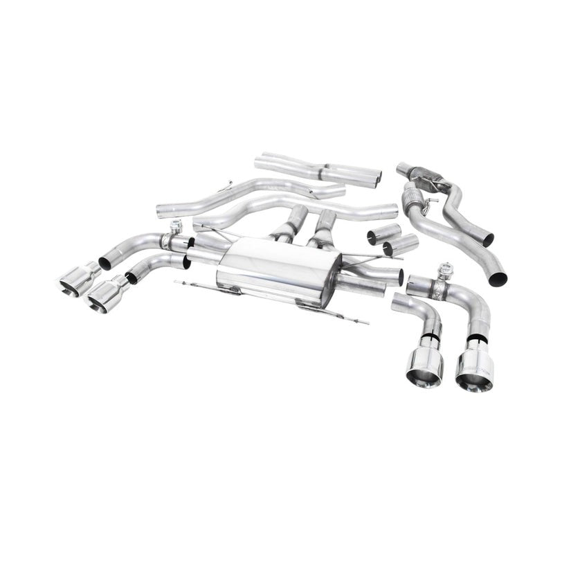 Milltek Cat Back Exhaust Alfa Romeo Giulia Quadrifoglio 2.9 V6 Bi-Turbo Non-OPF/GPF 17+