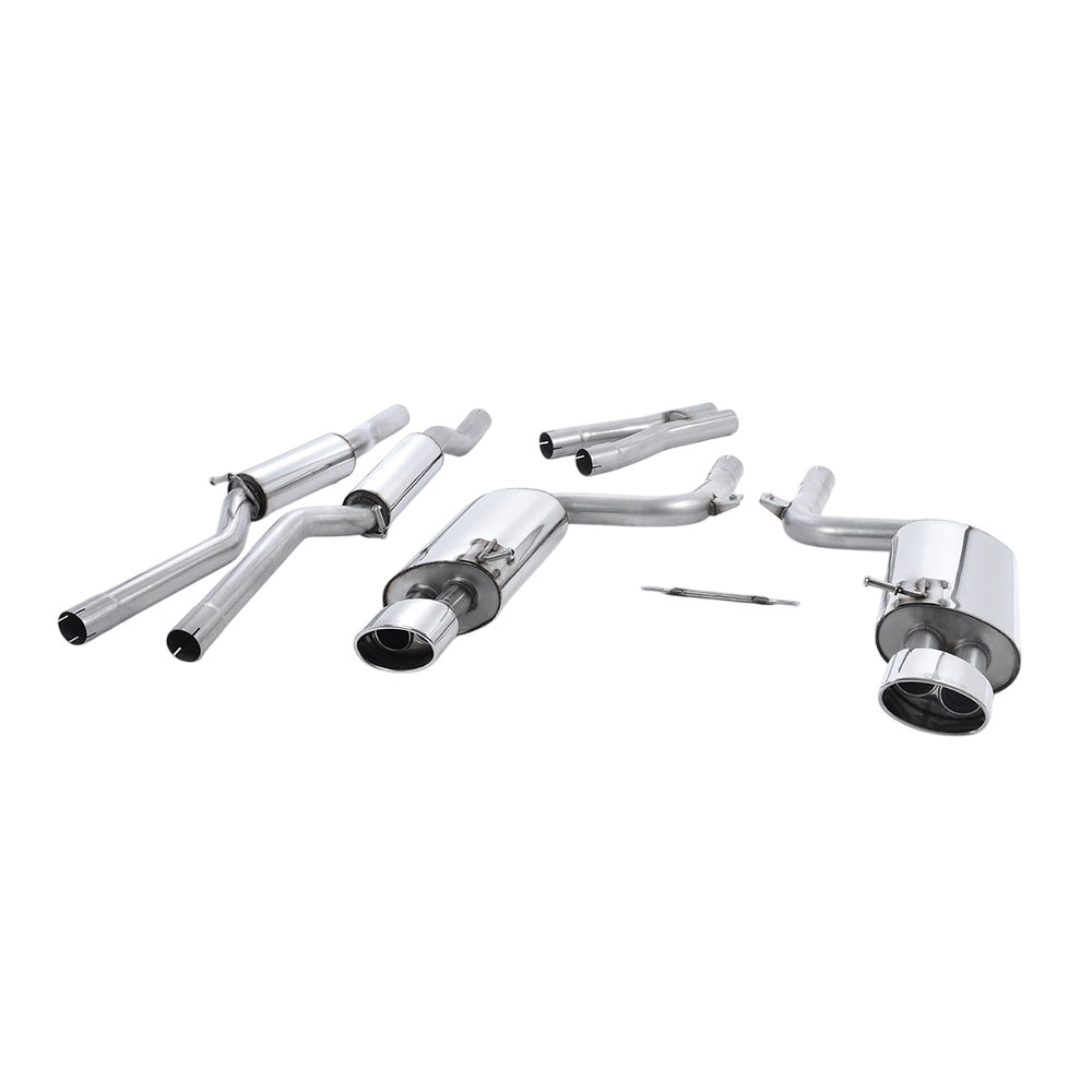 Milltek Cat Back Exhaust Audi RS4 B7 4.2 V8 Saloon Avant and Cabriolet 06-08