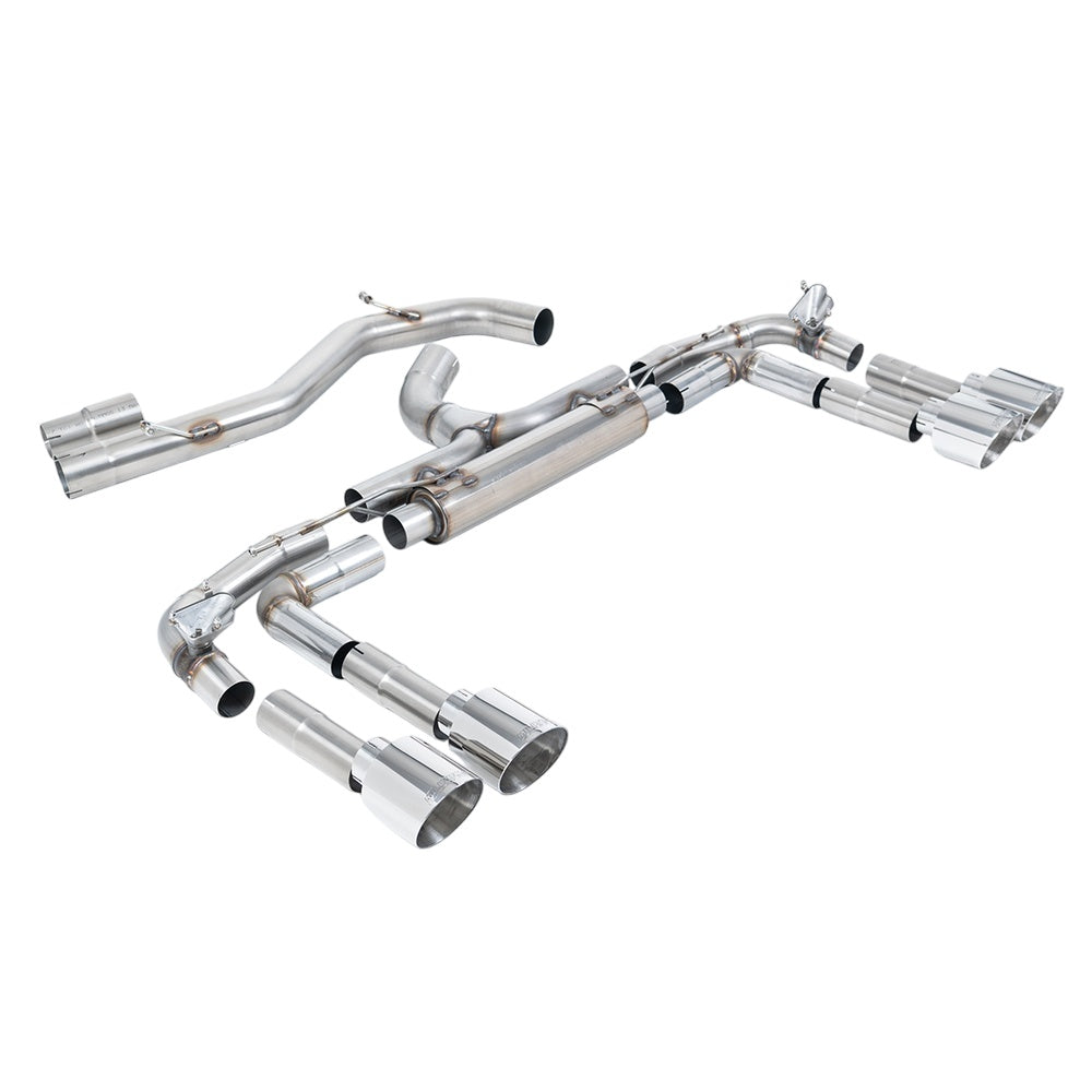 Milltek Cat Back Exhaust Audi S3 2.0 TFSi Quattro Saloon / Sedan 310PS 8Y (North American / Non-OPF Models Only) 22-25
