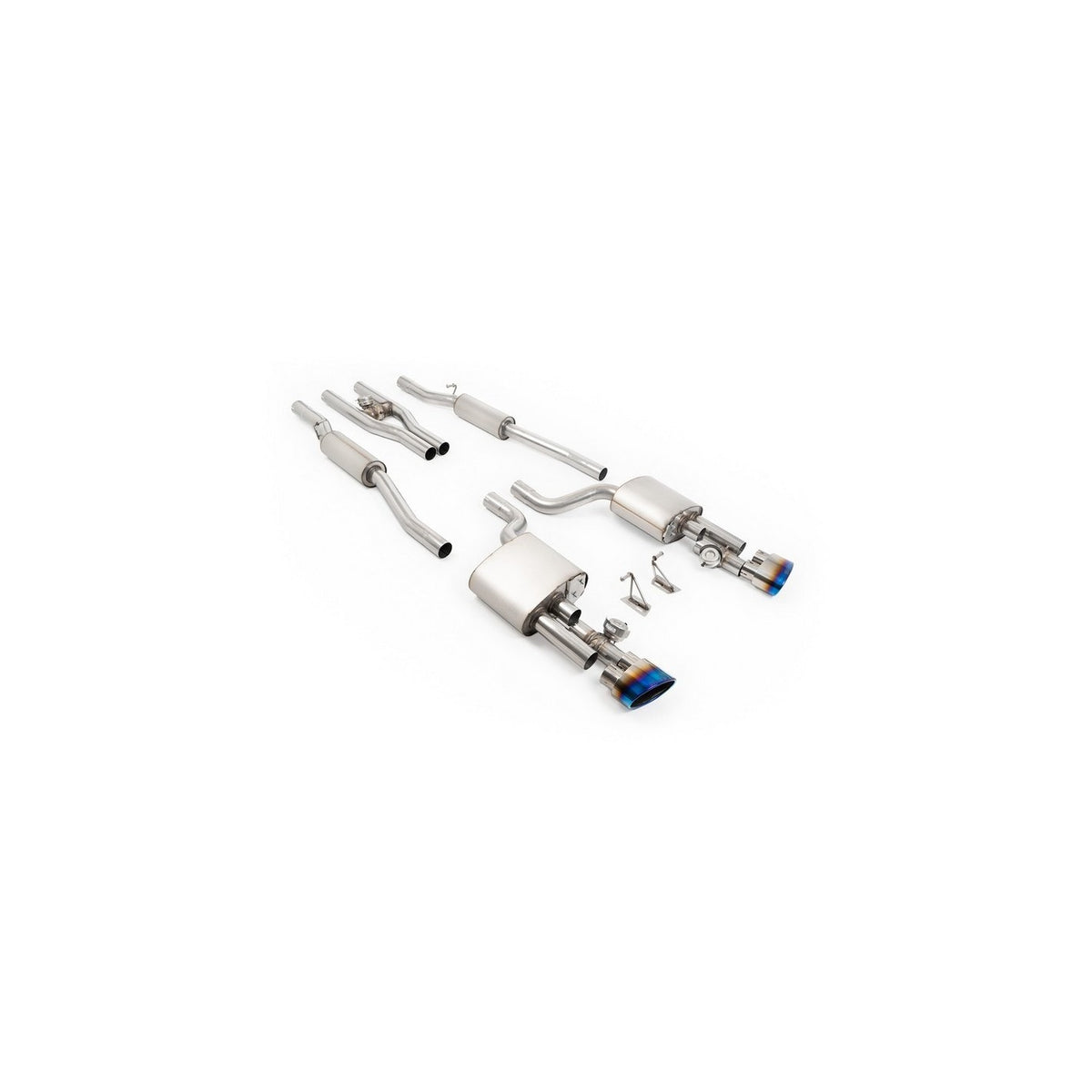 Milltek Cat Back Exhaust Audi RS4 B7 4.2 V8 Saloon Avant Cabriolet V2 06-07