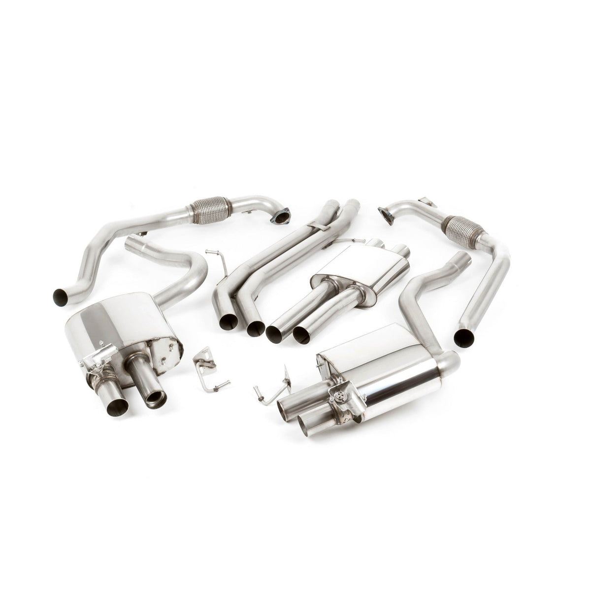 Milltek Cat Back Exhaust Audi S5 3.0 V6 Turbo Coupe Cabrio B9 Non-GPF Non Sport Diff RHD 17+
