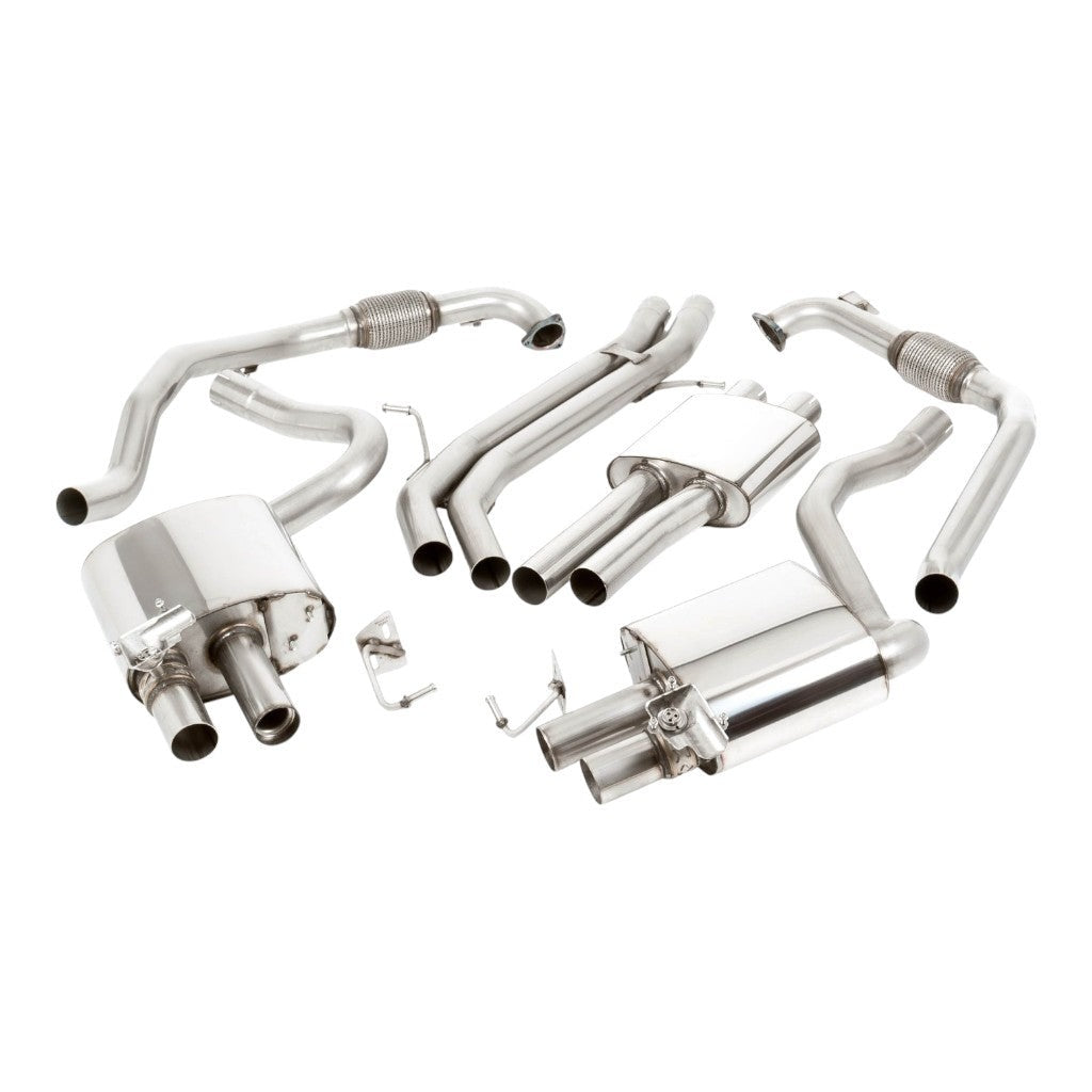 Milltek Cat Back Exhaust Audi S5 3.0 V6 Turbo Sportback B9 Non-GPF Non Sport Diff RHD 17+