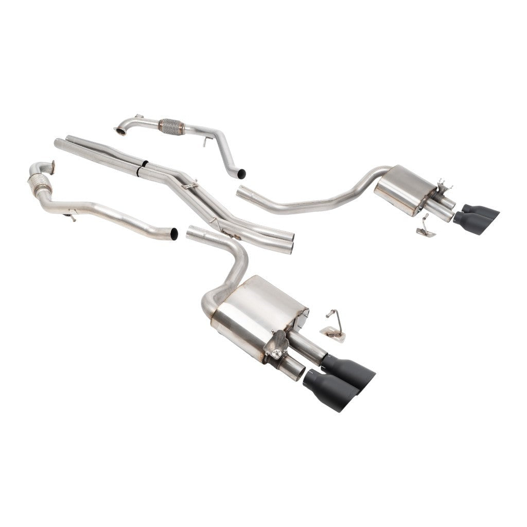 Milltek Cat Back Exhaust Audi S5 3.0 V6 Turbo Sportback B9 Non-GPF Sport Diff without Brace Bars RHD 17+
