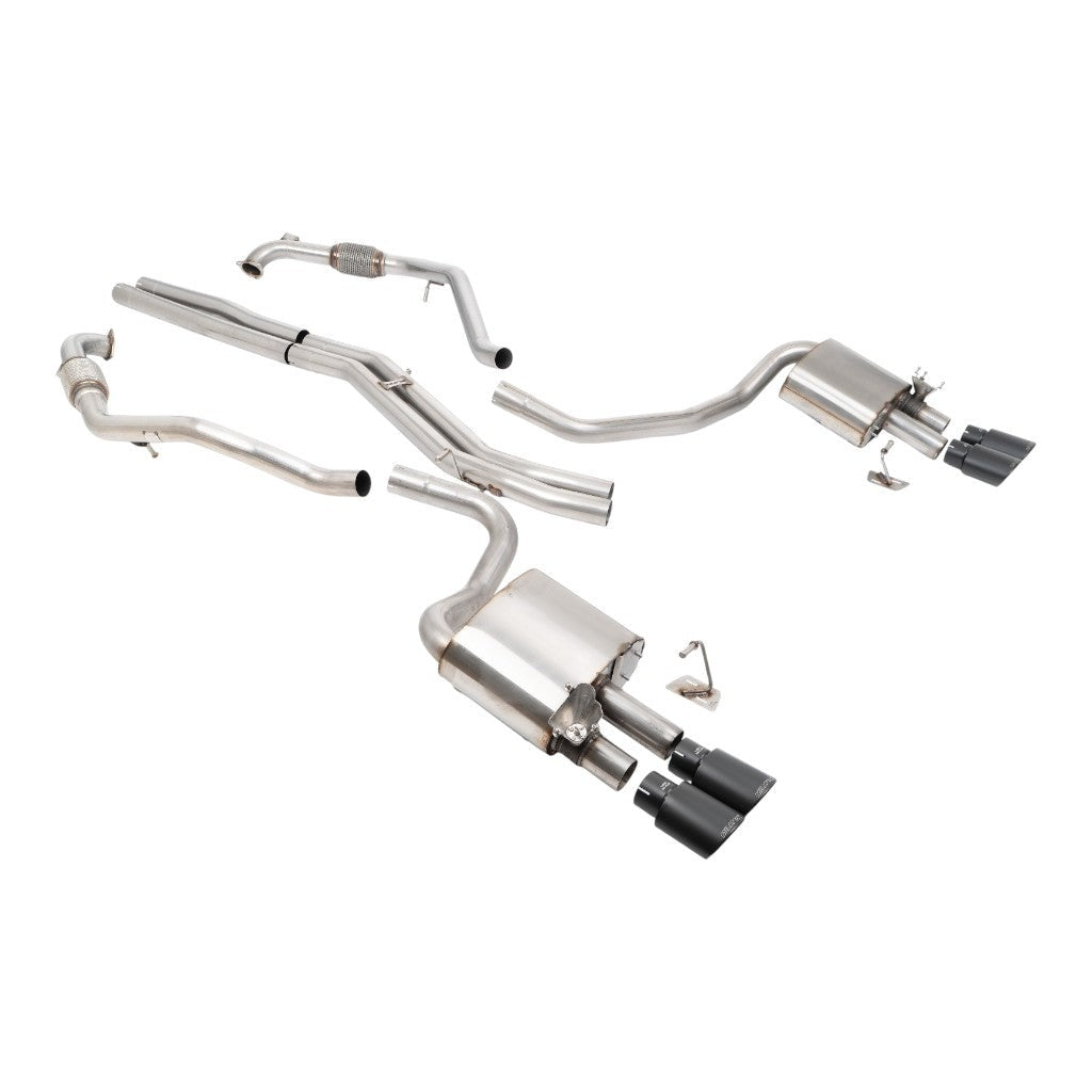 Milltek Cat Back Exhaust Audi S5 3.0 V6 Turbo Sportback B9 Non-GPF Sport Diff without Brace Bars RHD 17+