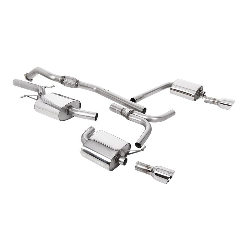 Milltek Cat Back Exhaust Audi A5 Sportback 2.0 TFSI 2WD Quattro Multitronic S tronic 09-12