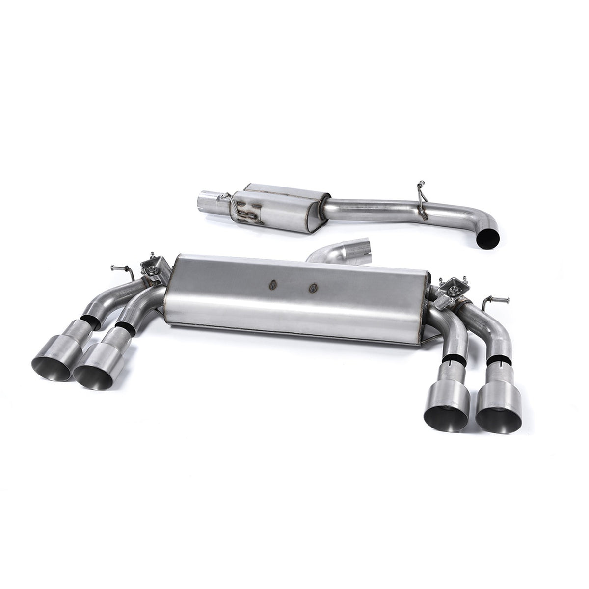 Milltek Cat Back Exhaust Audi S3 2.0 TFSI Quattro Sportback 8V 8V.2 Non-GPF 13-18
