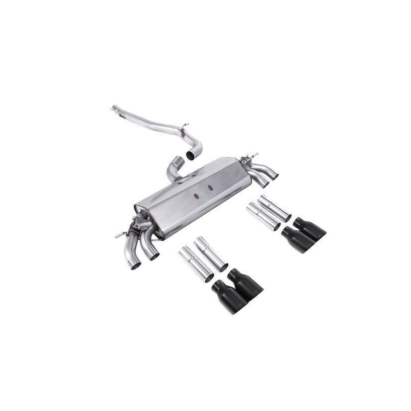 Milltek Cat Back Exhaust Audi S3 2.0 TFSI Quattro Saloon Cabrio 8V 8V.2 Non-GPF 13-18