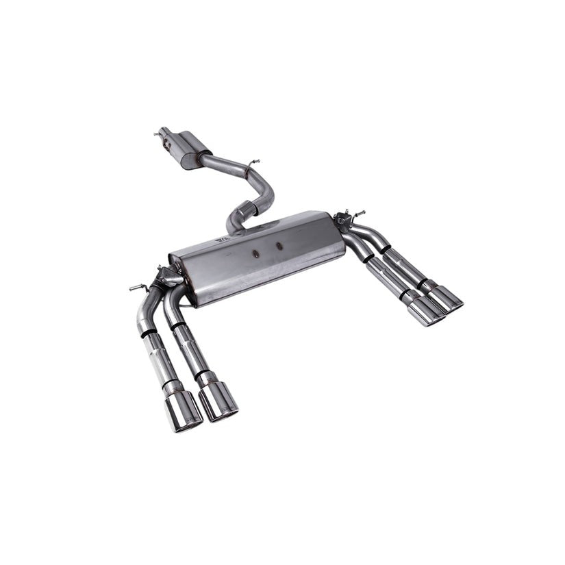 Milltek Cat Back Exhaust Audi S3 2.0 TFSI Quattro Saloon Cabrio 8V 8V.2 Non-GPF 13-18