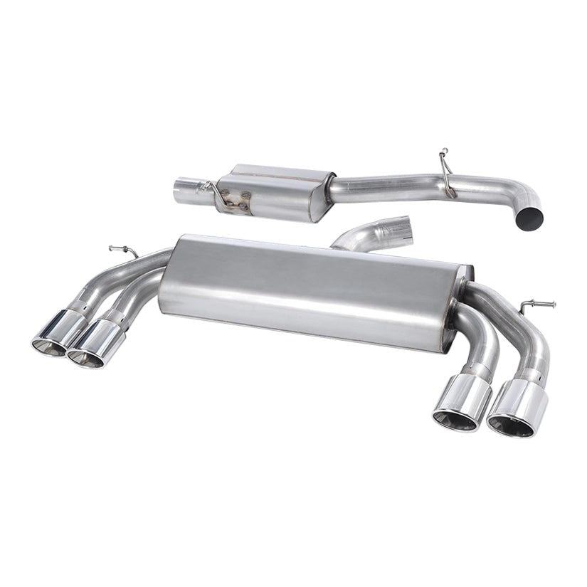 Milltek Cat Back Exhaust Audi S3 2.0 TFSI Quattro 3dr 8V 8V.2 Non-GPF 13-18