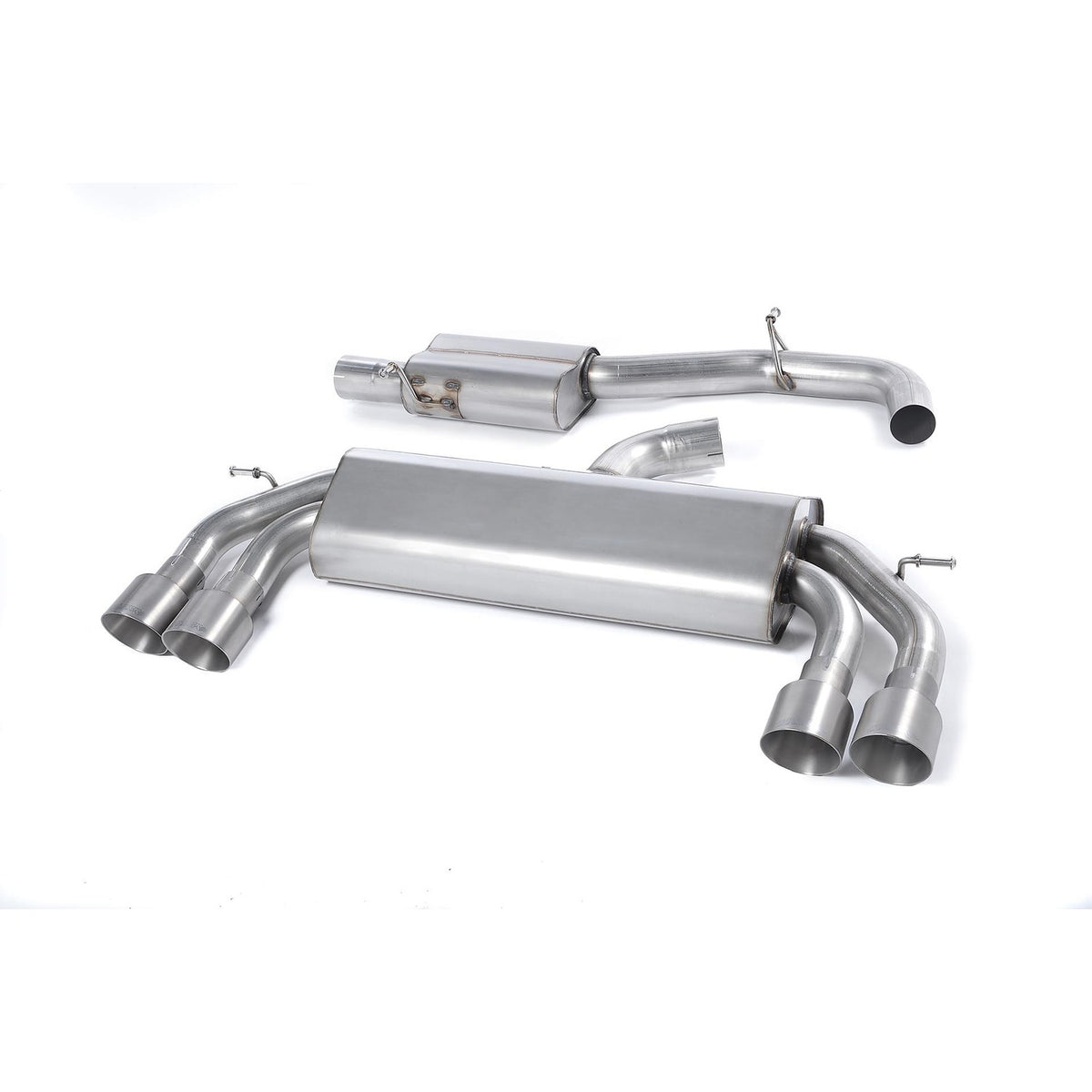 Milltek Cat Back Exhaust Audi S3 2.0 TFSI Quattro 3dr 8V 8V.2 Non-GPF 13-18