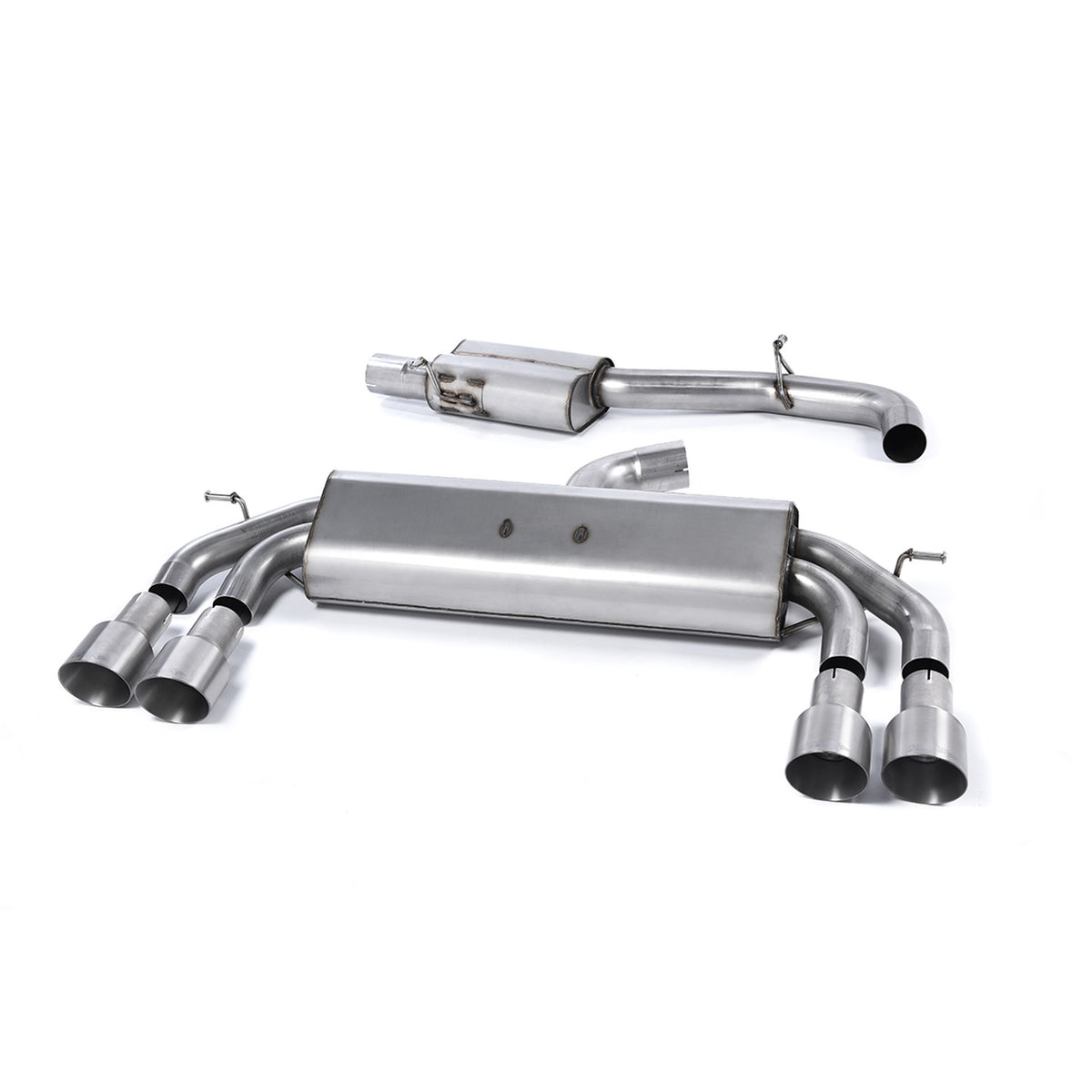 Milltek Cat Back Exhaust Audi S3 2.0 TFSI Quattro Sportback 8V 8V.2 Non-GPF 13-18