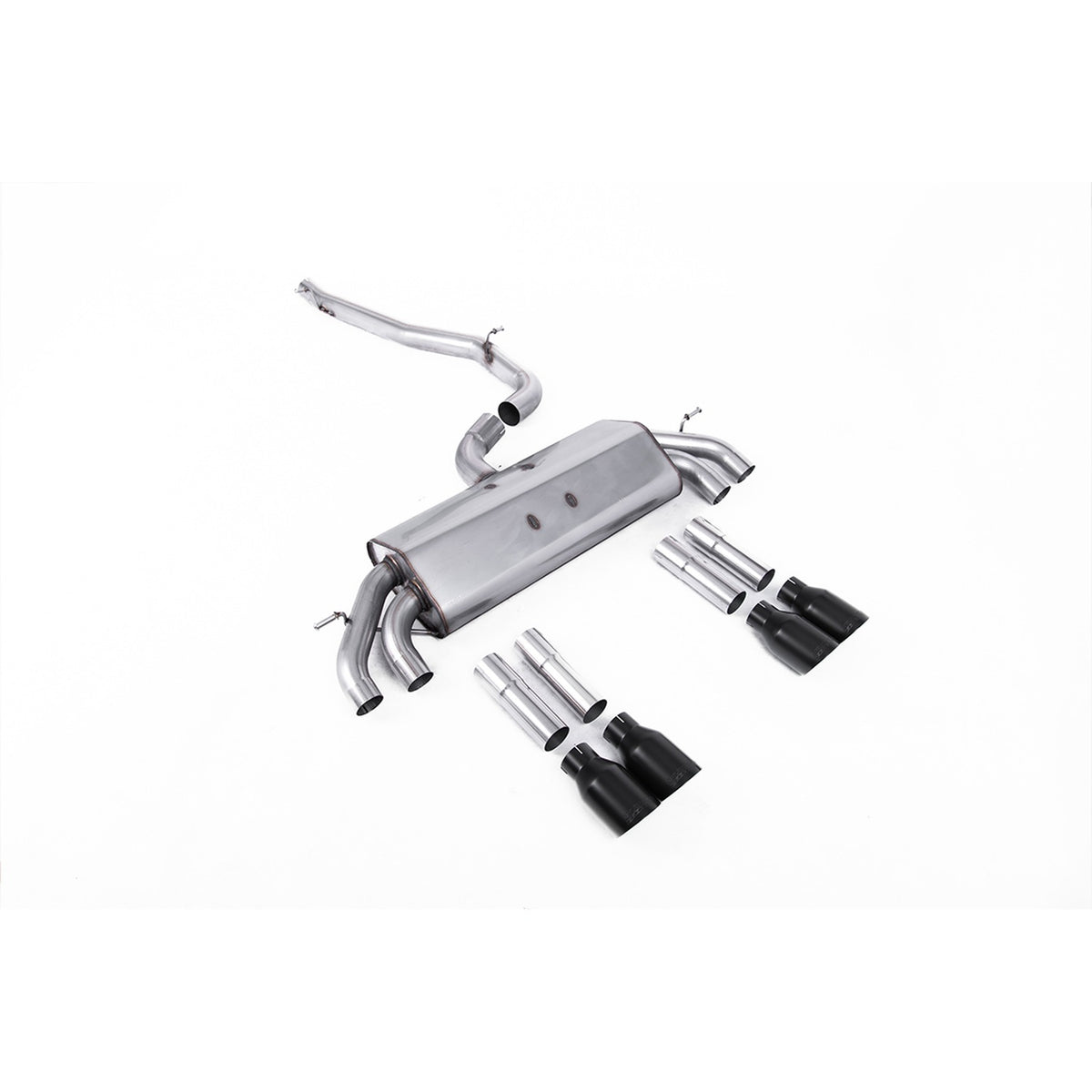 Milltek Cat Back Exhaust Audi S3 2.0 TFSI Quattro Saloon Cabrio 8V 8V.2 Non-GPF 13-18
