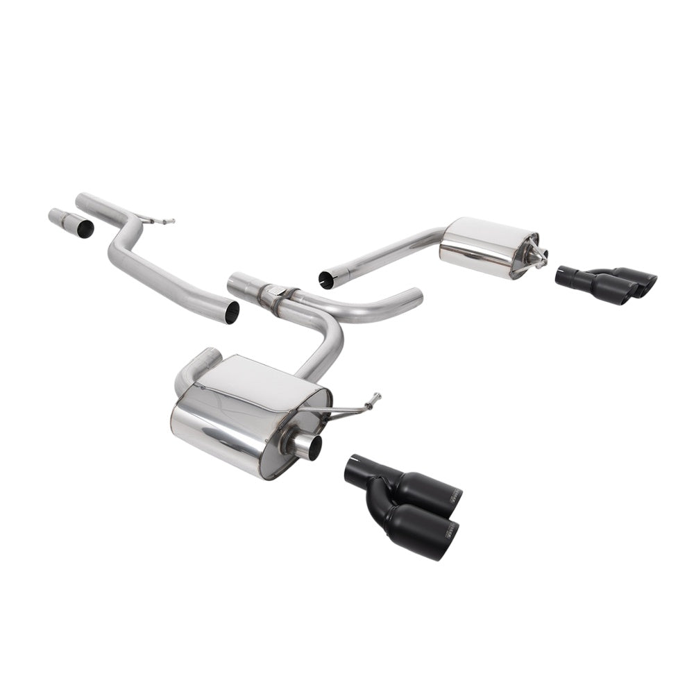 Milltek Cat Back Exhaust Audi A4 2.0 TDi B8 140PS / 177PS 2WD Saloon and Avant (S-Line models only) 09-11