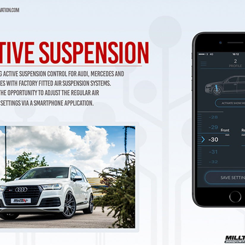 Milltek Active Suspension Control Audi RS7 C7 Sportback 4.0 V8 TFSI biturbo 13-18