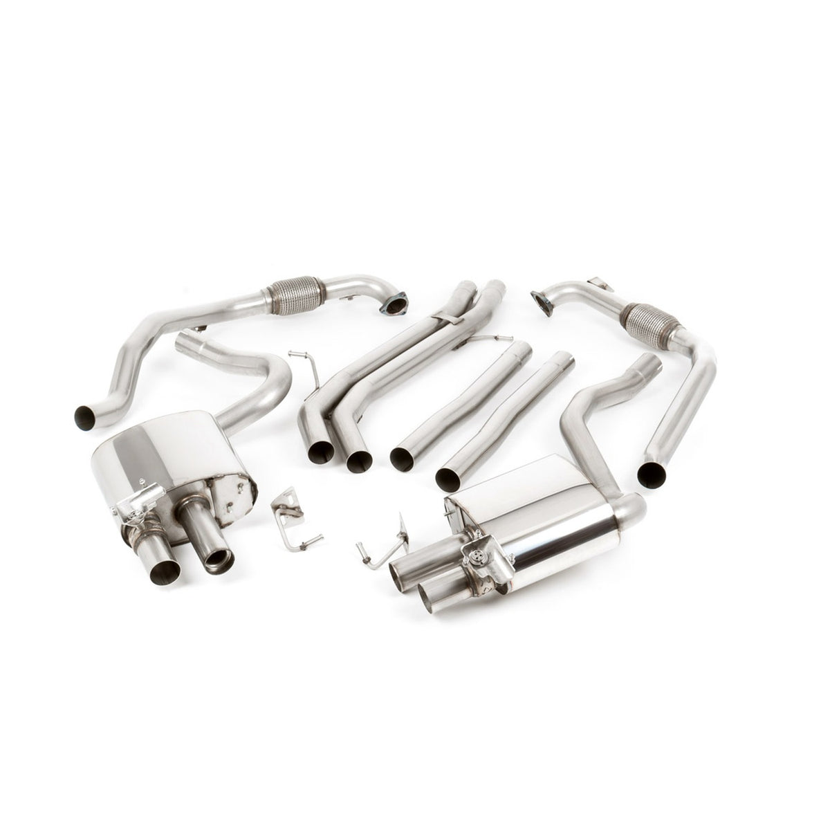 Milltek Cat Back Exhaust Audi S5 3.0 V6 Turbo Coupe Cabrio B9 Non-GPF Non Sport Diff LHD 17+