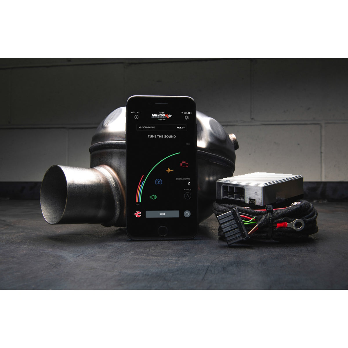 Milltek Active Sound Control Audi Q7 3.0 TDi Quattro 06-15