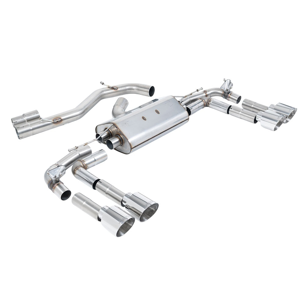 Milltek Cat Back Exhaust Audi S3 2.0 TFSi Quattro Saloon / Sedan 310PS 8Y (North American / Non-OPF Models Only) 22-25