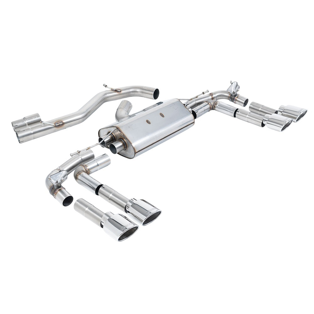 Milltek Cat Back Exhaust Audi S3 2.0 TFSi Quattro Saloon / Sedan 310PS 8Y (North American / Non-OPF Models Only) 22-25