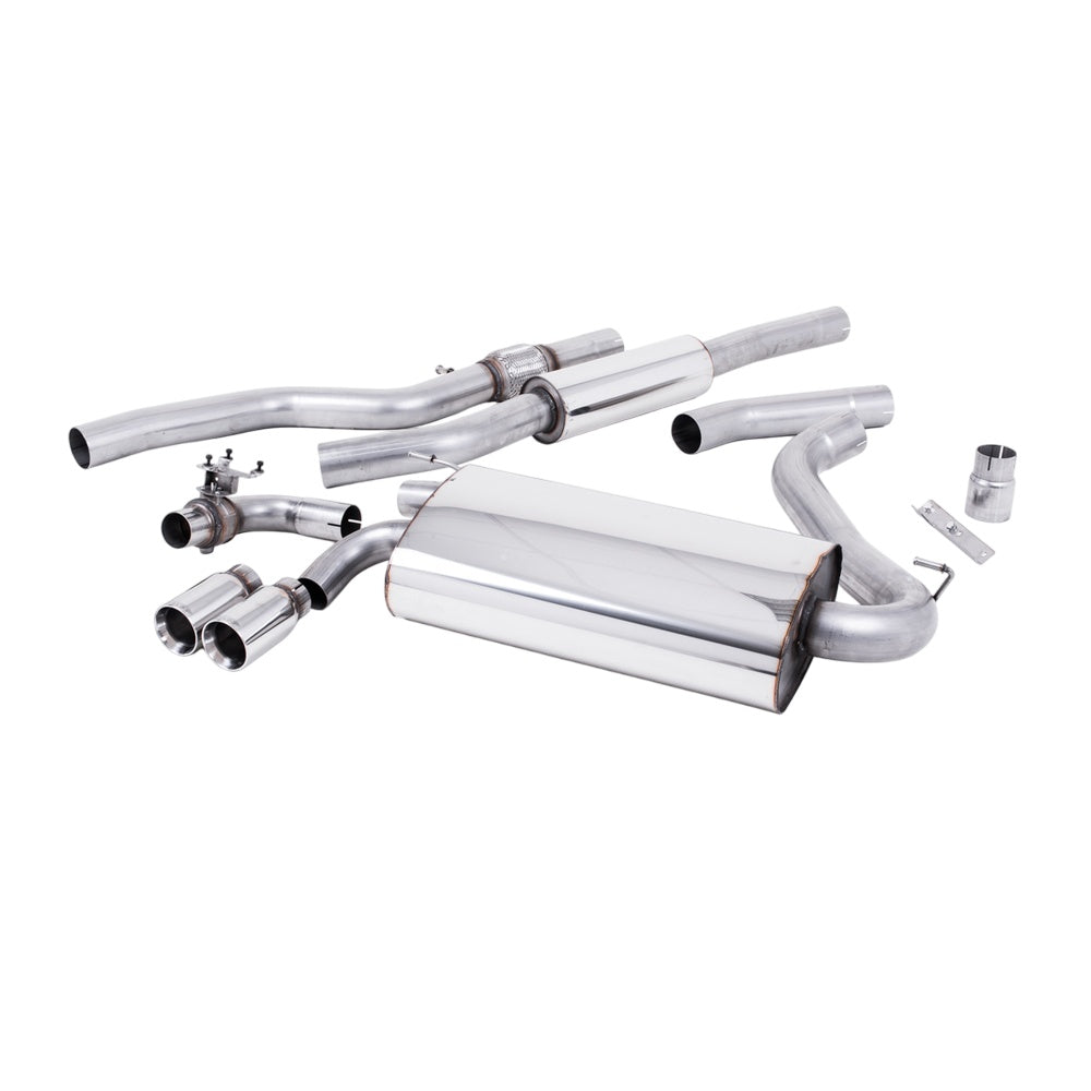 Milltek Cat Back Exhaust BMW 4 Series F32 428i Coupe (Manual Gearbox without Tow Bar None xDrive and N20 Engine Only) 14-18
