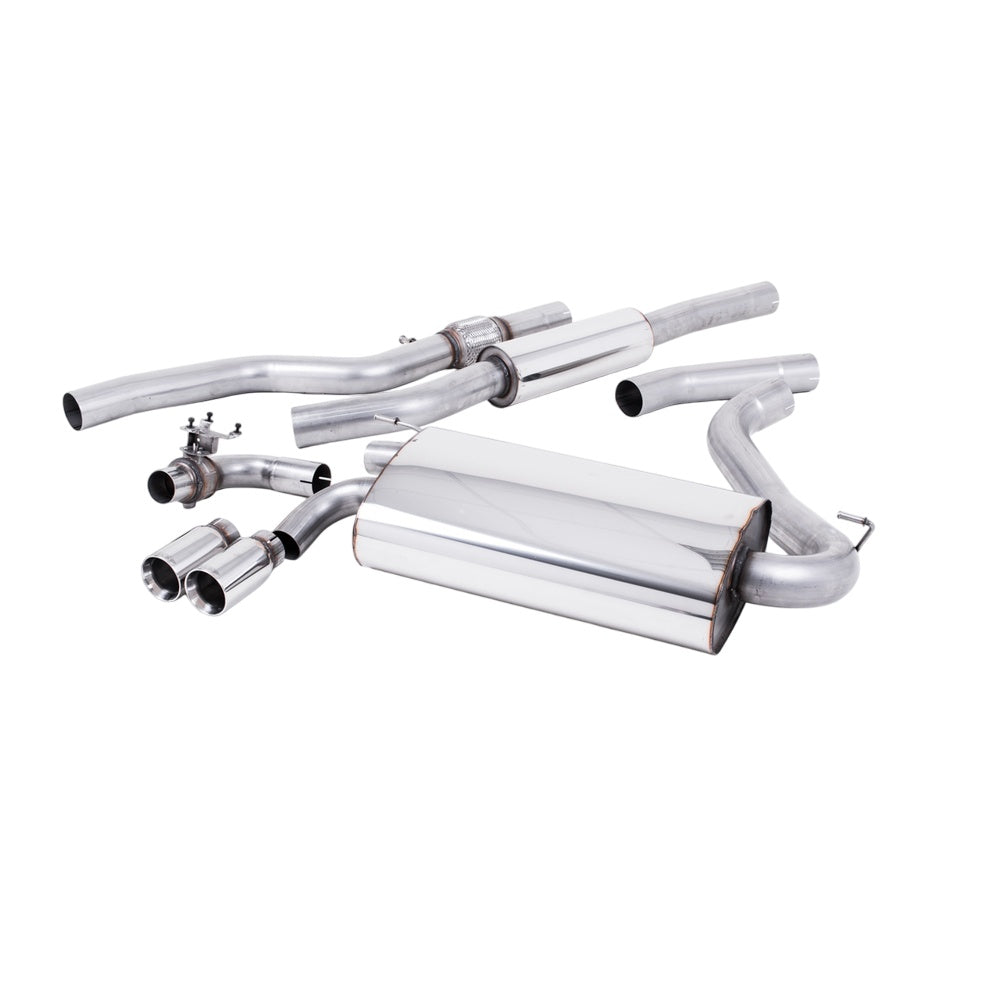 Milltek Cat Back Exhaust BMW 4 Series F32 428i Coupe (Automatic Gearbox without Tow Bar None xDrive and N20 Engine Only) 14-16