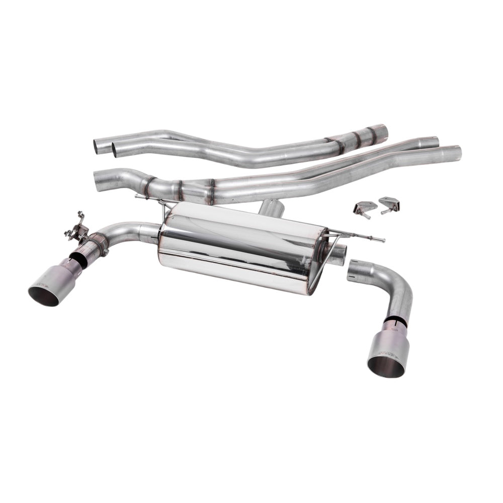 Milltek Cat Back Exhaust BMW 2 Series M240i Coupe (F22 LCI Non-OPF and None xDrive) 15-18