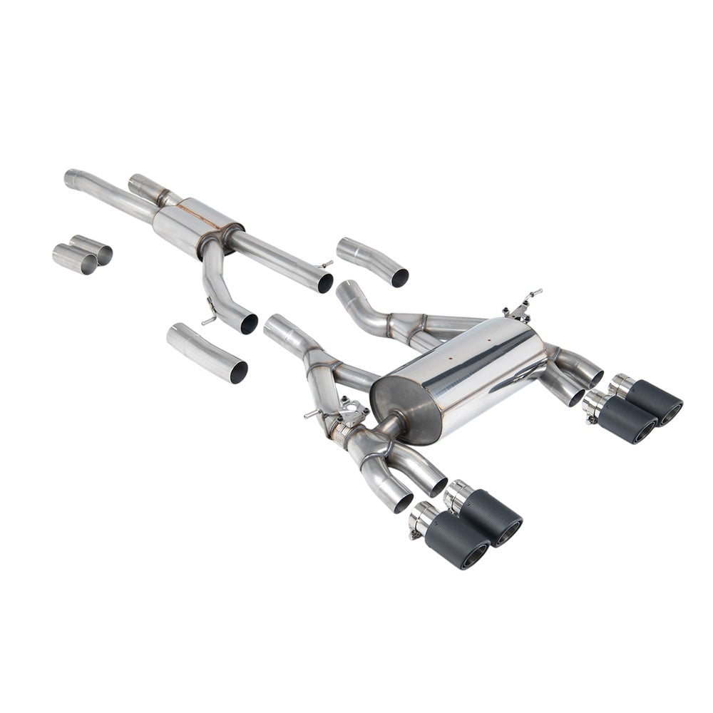 Milltek Cat Back Exhaust BMW 4 Series F82/83 M4 Coupe/Convertible and M4 Competition Coupe (Non-OPF equipped models only) 14-18