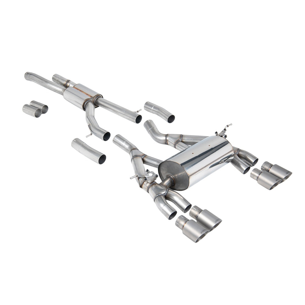 Milltek Cat Back Exhaust BMW 3 Series F80 M3 and M3 Competition Saloon (Non OPF/GPF Models Only) 14-18