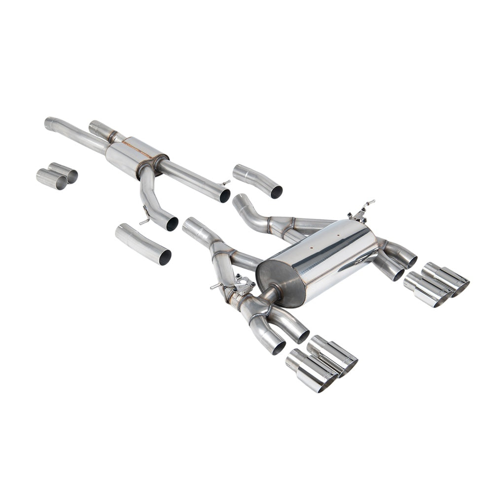 Milltek Cat Back Exhaust BMW 3 Series F80 M3 and M3 Competition Saloon (Non OPF/GPF Models Only) 14-18