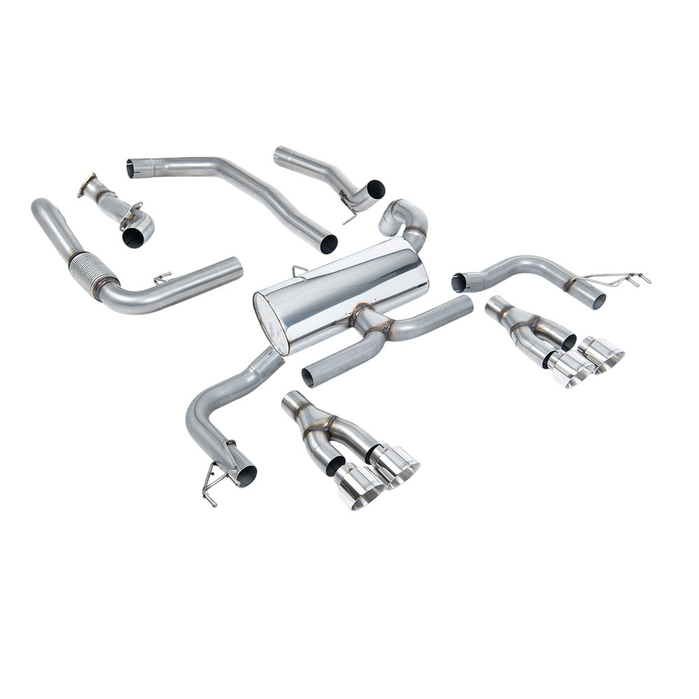 Milltek Cat Back Exhaust Honda / Acura Civic Type R FK2 Turbocharged 2.0 i-VTEC (LHD models only) 15-17