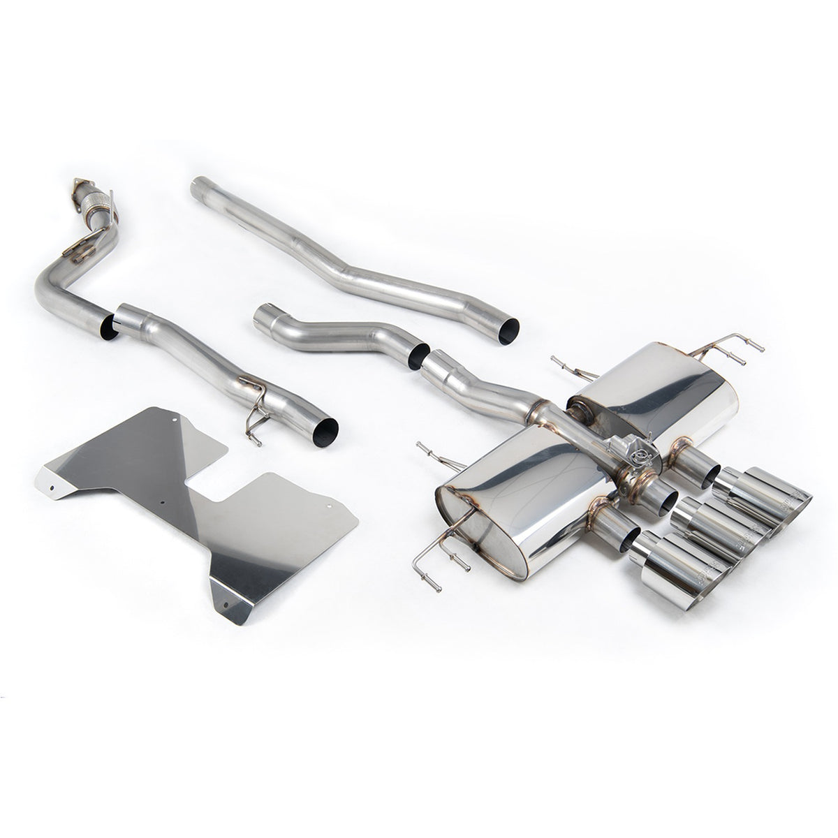 Milltek Cat Back Exhaust Honda Civic Type R FL5 2.0 i-VTEC OPF/GPF or Non-OPF/GPF 22+