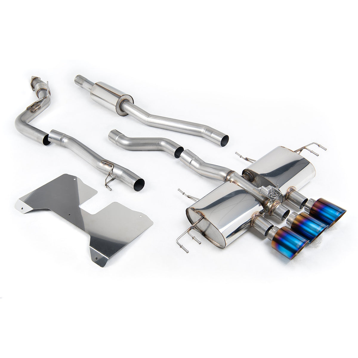 Milltek Cat Back Exhaust Honda Civic Type R FL5 2.0 i-VTEC OPF/GPF or Non-OPF/GPF 22+