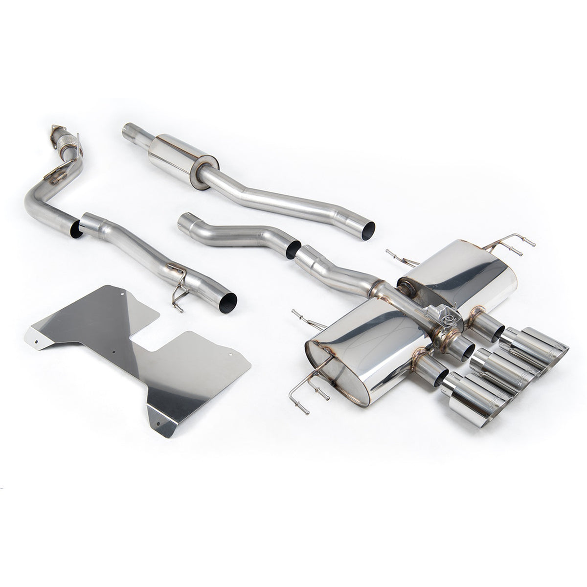 Milltek Cat Back Exhaust Honda Civic Type R FL5 2.0 i-VTEC OPF/GPF or Non-OPF/GPF 22+