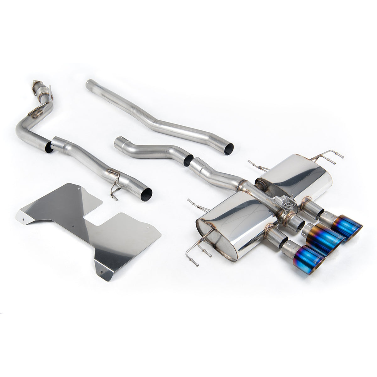 Milltek Cat Back Exhaust Honda Civic Type R FL5 2.0 i-VTEC OPF/GPF or Non-OPF/GPF 22+