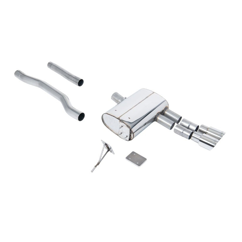 Milltek Filter Back Exhaust Mini Cooper S F55 Mk3 2.0 Turbo 5dr Hatch UK EU LCI with OPF/GPF 19+