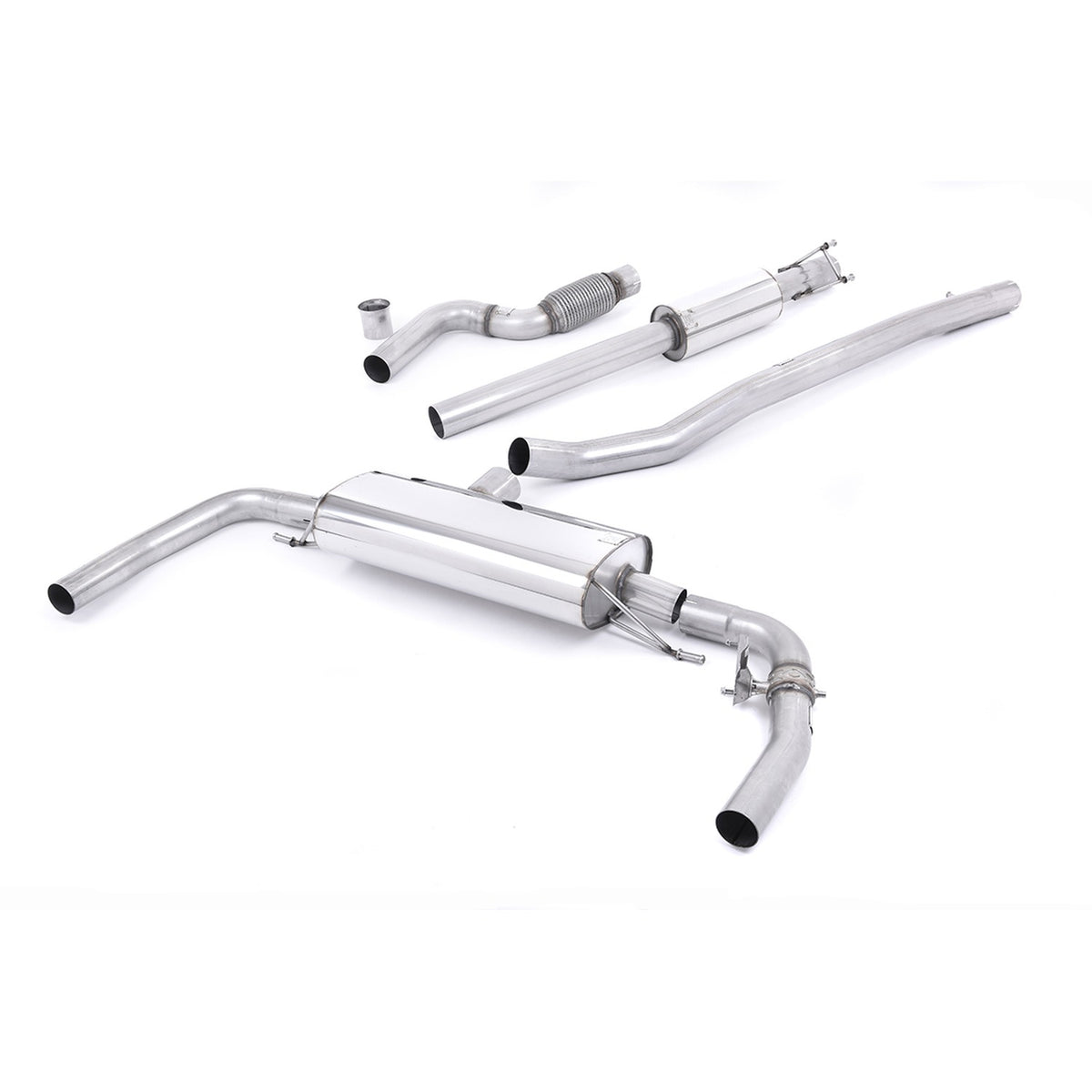 Milltek Cat Back Exhaust Mercedes CLA-Class CLA45 AMG 2.0 Turbo 13-18