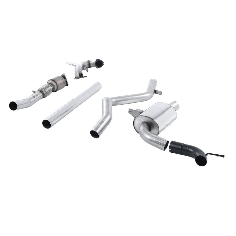 Milltek Turbo Back Exhaust with Sports Cat Renault Mégane Renaultsport II inc Cup Trophy-R 10-17 SSXRN417
