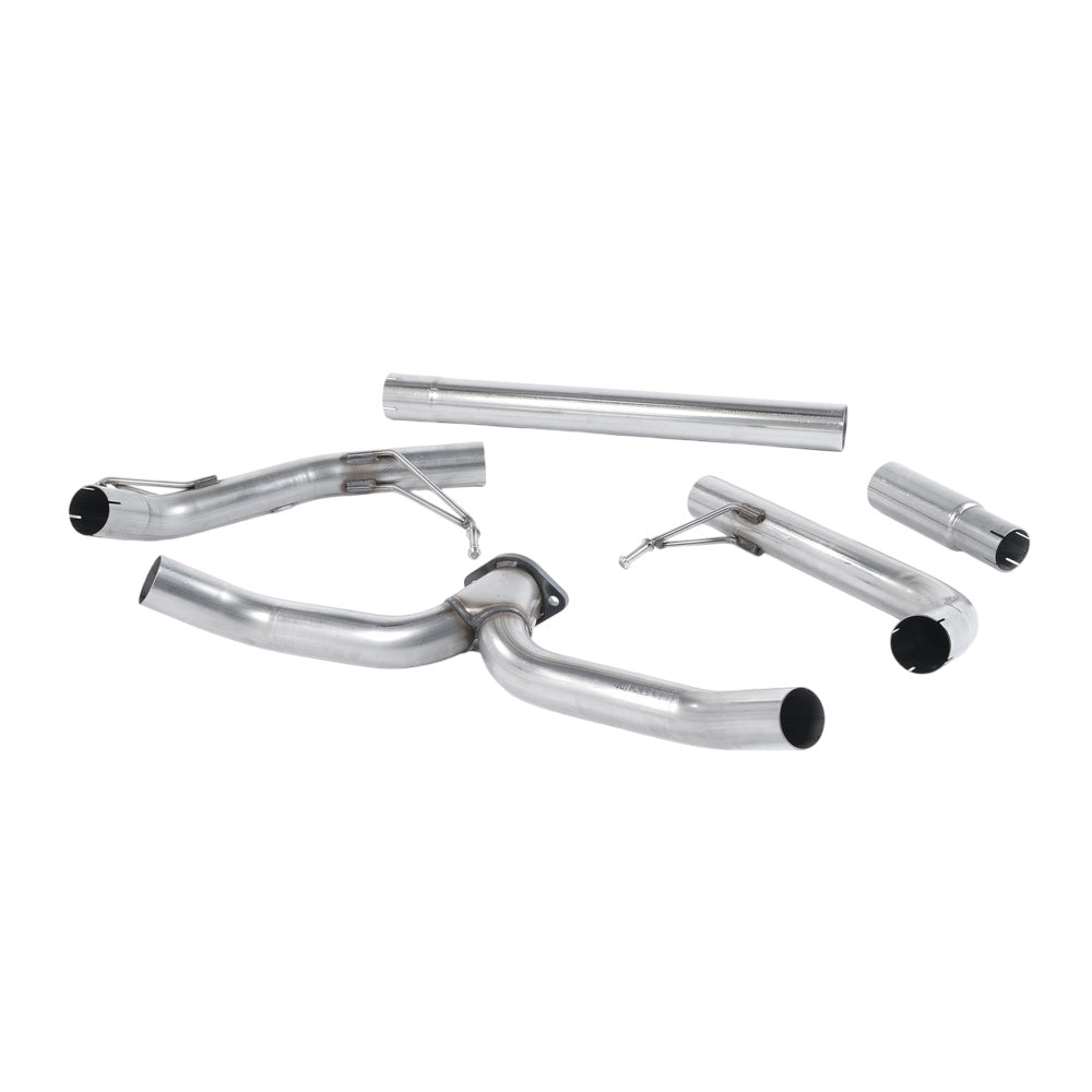 Milltek Cat Back Exhaust Skoda Octavia vRS 2.0 TDI 184PS Hatch and Estate (manual and DSG-auto) 13-19