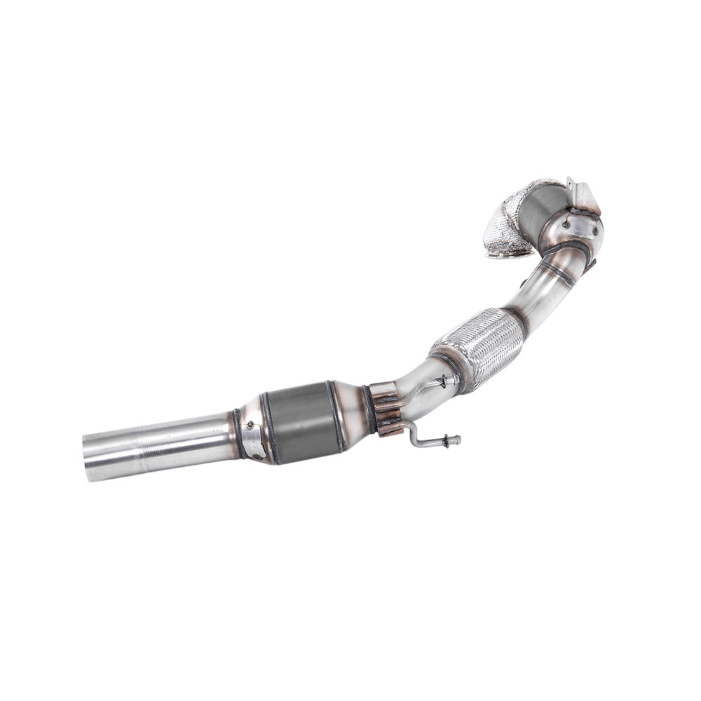Milltek HJS Tuning ECE Downpipes Exhaust Skoda Octavia vRS 2.0 TSI 245PS Hatch and Estate (manual and DSG-auto Non-OPF/GPF and Post Facelift) 18-19