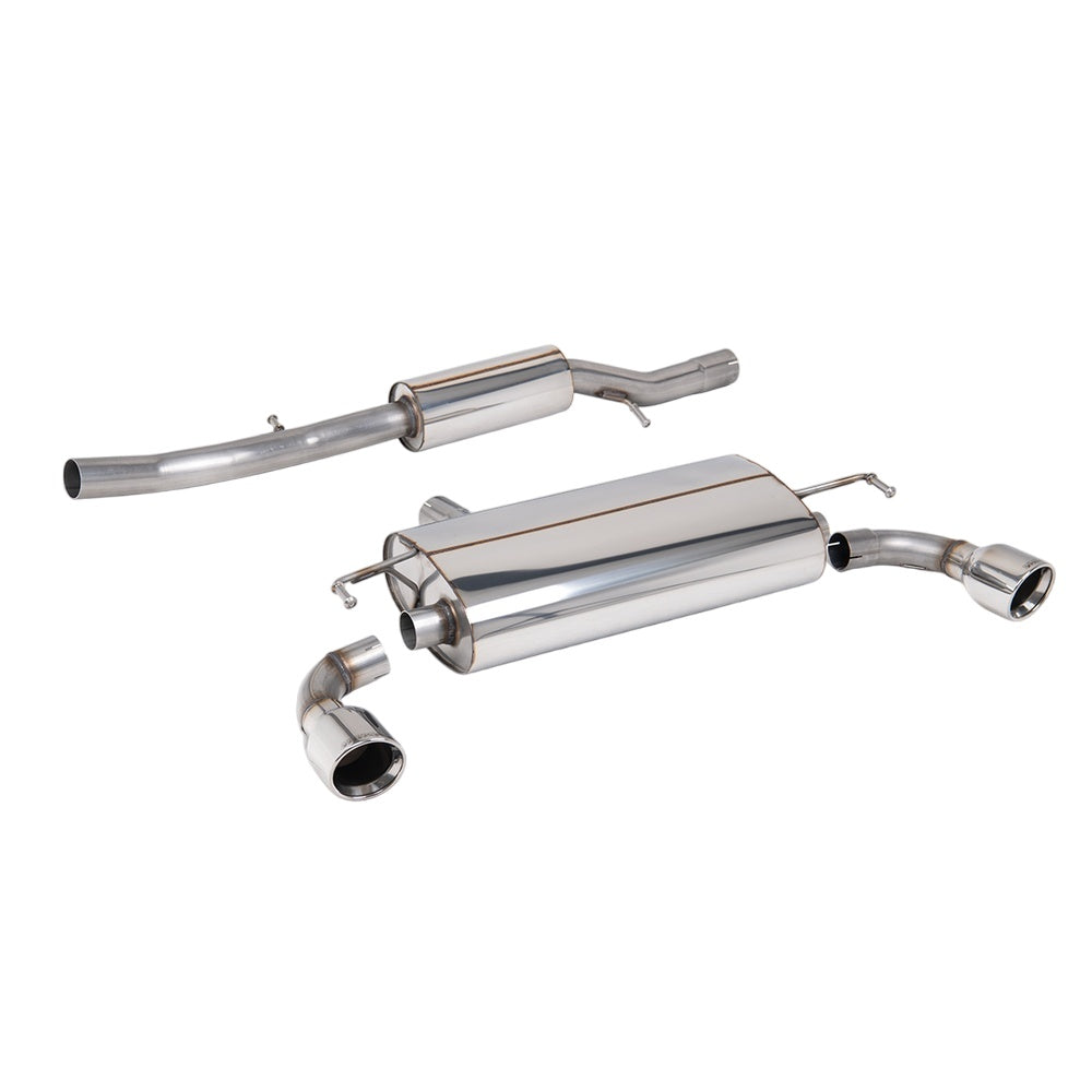 Milltek Cat Back Exhaust Volkswagen Golf Mk4 R32 3.2 V6 4WD 02-05