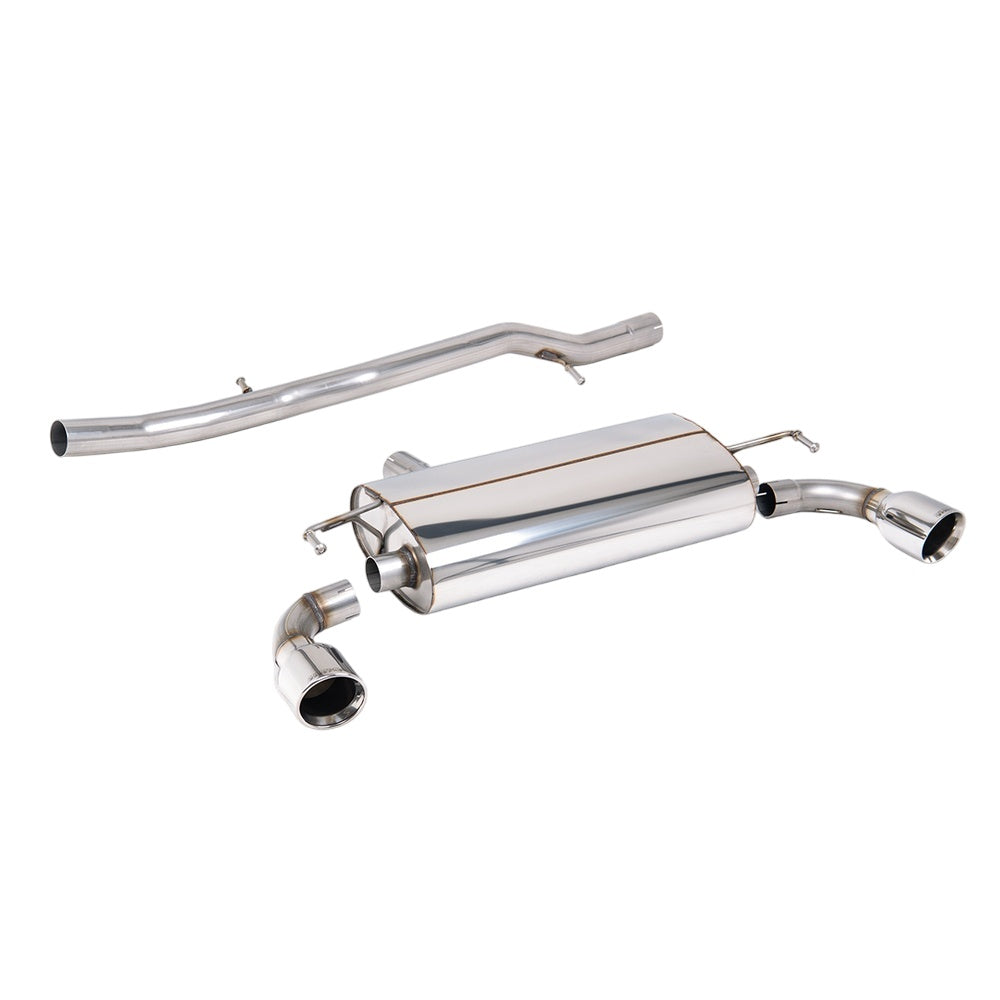 Milltek Cat Back Exhaust Volkswagen Golf Mk4 R32 3.2 V6 4WD 02-05