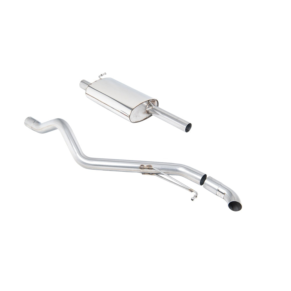 Milltek Cat Back Exhaust Volkswagen Transporter \ Caravelle T5 SWB 2.0 (140ps) 2WD and 4MOTION 10-15