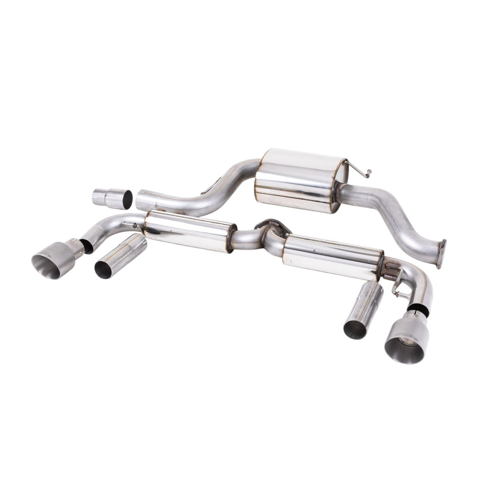 Milltek Cat Back Exhaust Volkswagen Beetle 2.0 TSI (A5 Chassis) 11-15