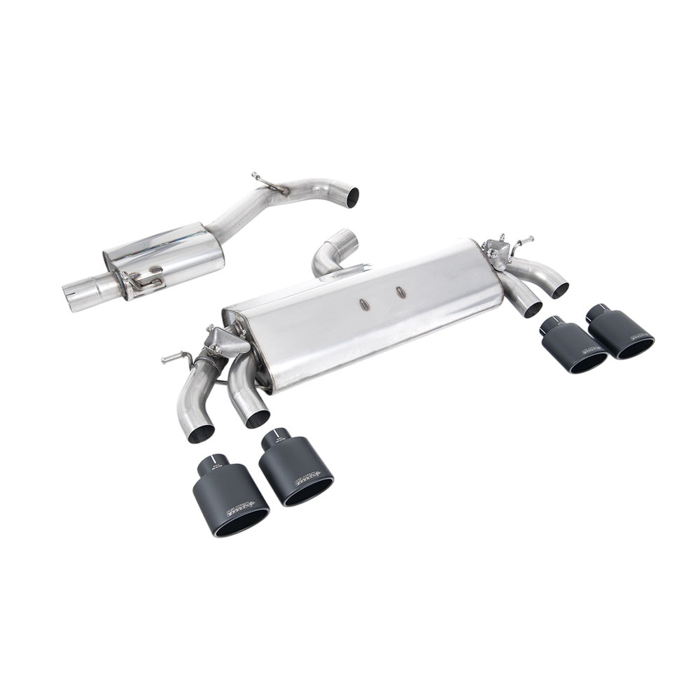 Milltek Cat Back Exhaust Volkswagen Golf Mk7.5 R 2.0 TSI 300PS (GPF Equipped Models Only) 76mm and EC Approved Systems 19-20