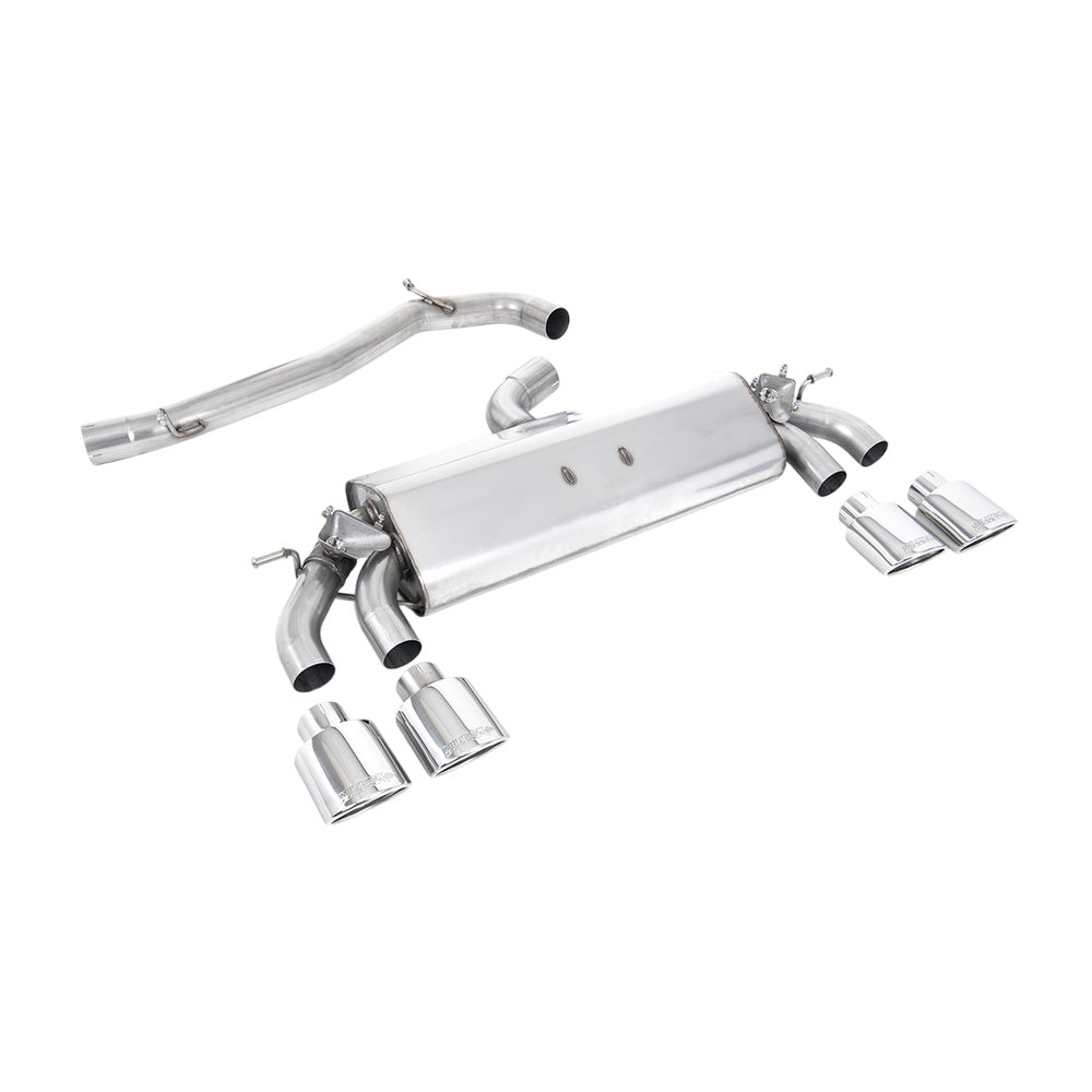 Milltek Cat Back Exhaust Volkswagen Golf Mk7.5 R 2.0 TSI 300PS (GPF Equipped Models Only) 76mm and EC Approved Systems 19-20