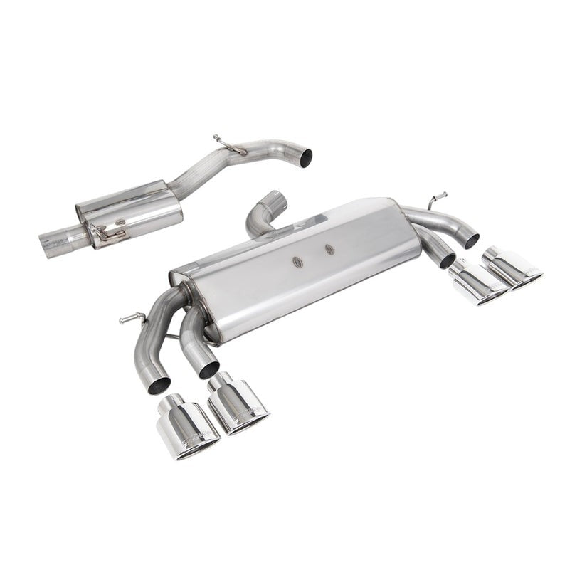 Milltek Cat Back Exhaust Volkswagen Golf Mk7.5 R 2.0 TSI 310PS Non-GPF 76mm EC Approved 17-21