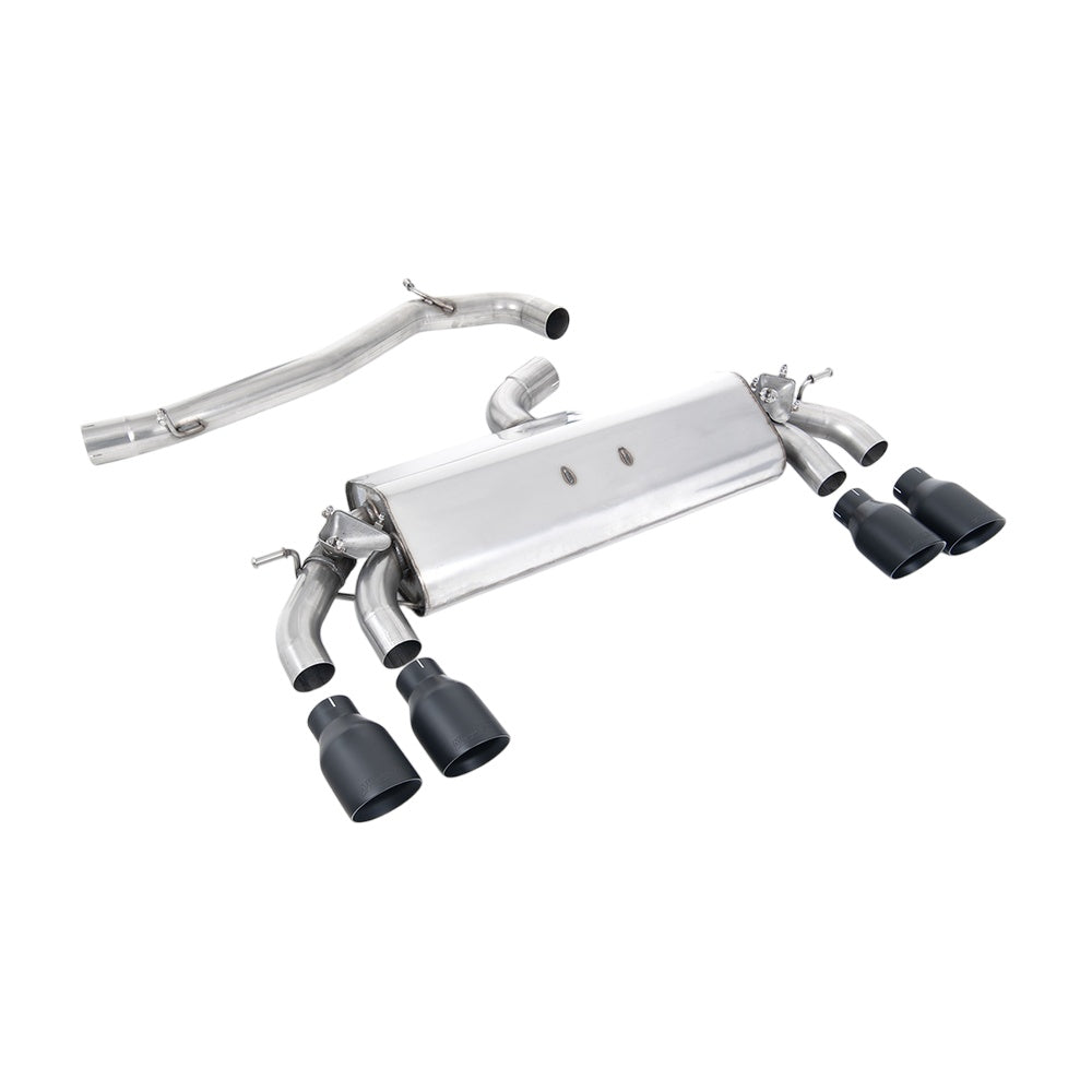 Milltek Cat Back Exhaust Volkswagen Golf Mk7.5 R 2.0 TSI 300PS (GPF Equipped Models Only) 76mm and EC Approved Systems 19-20