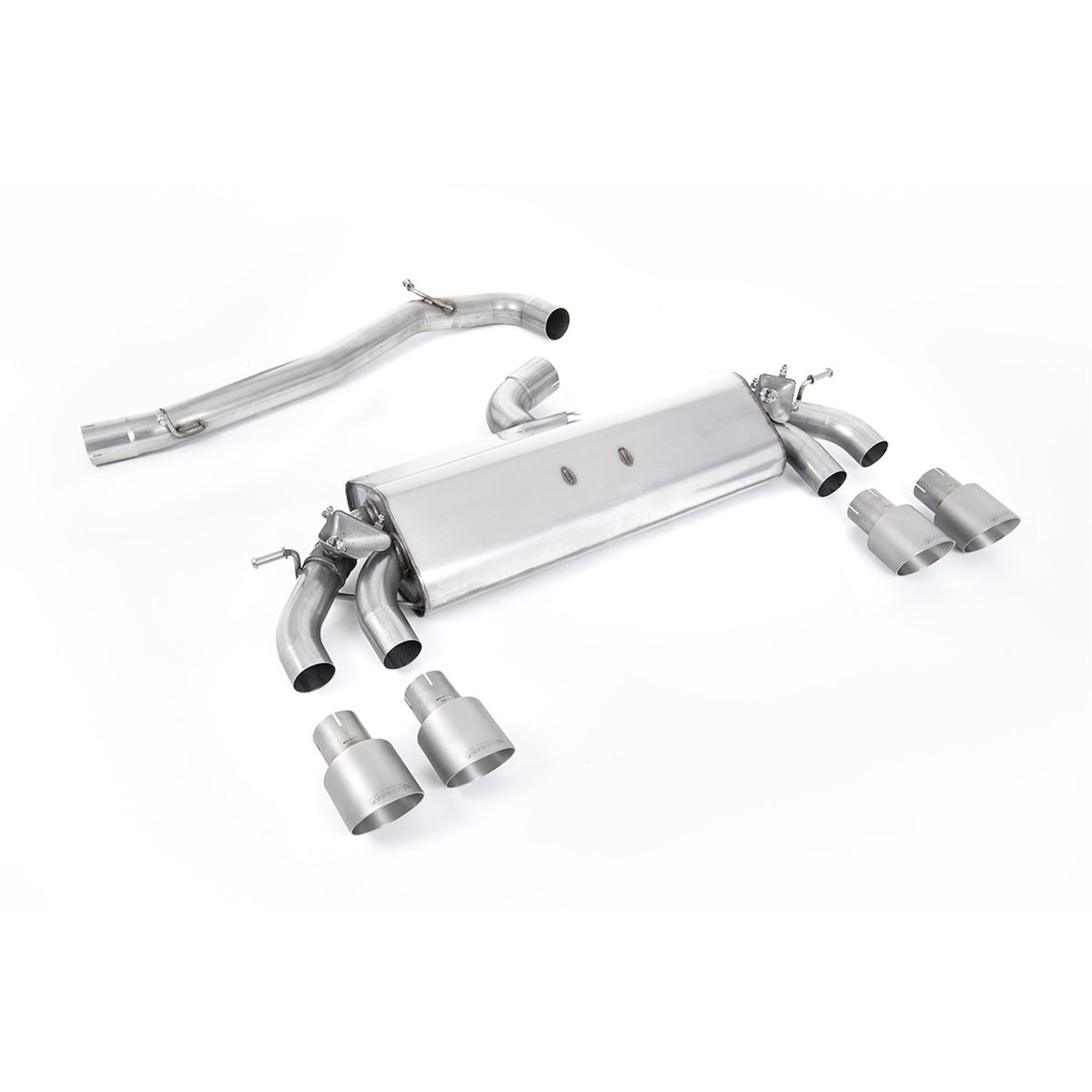 Milltek Cat Back Exhaust Volkswagen Golf Mk7.5 R 2.0 TSI 310PS Non-GPF 76mm EC Approved 17-21